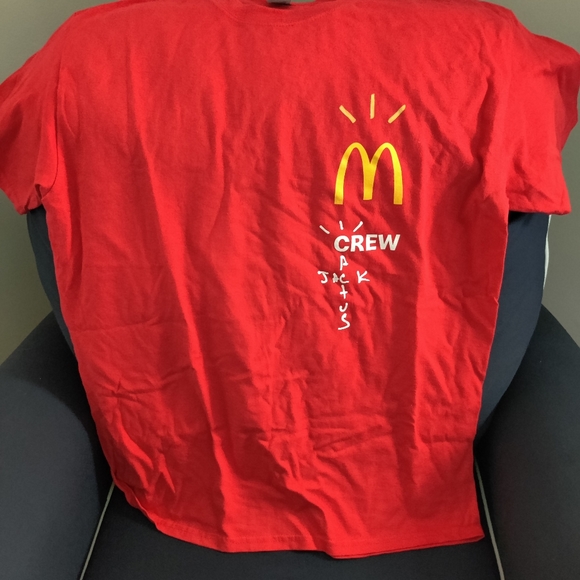 Travis Scott x McDonalds collab T-shirt